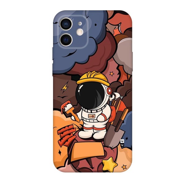 Comic Space Astronaut Back Case for iPhone 12 Pro